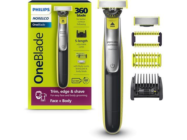 Philips Norelco OneBlade 360 QP2834/70 — ماكينة حلاقة وتشذيب وجه وجسم